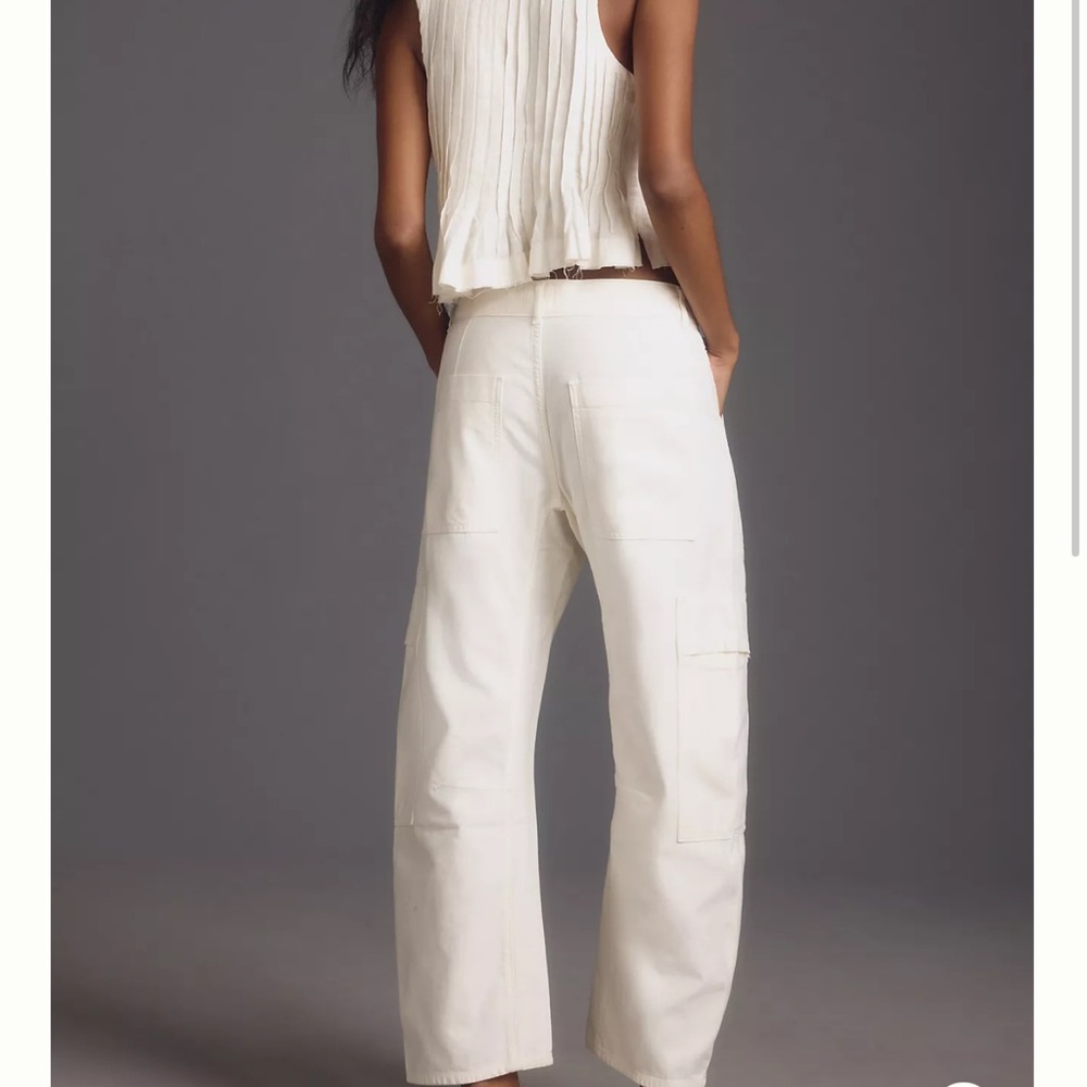 Citizens Of Humanity Marcelle Jeans in Off White-26 NWT - Picture 3 of 16
